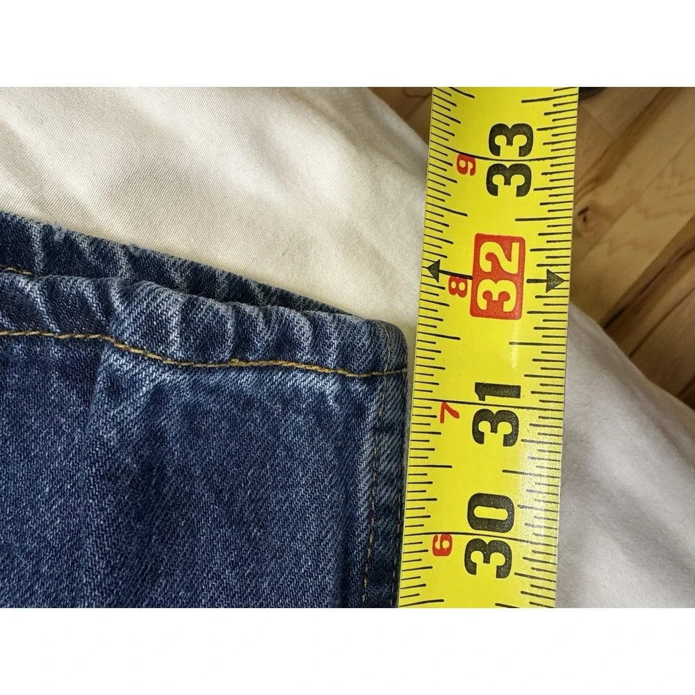 Vintage Levis 550 Jeans Mens 36x32 Medium Blue Relaxed Fit Tapered Leg Denim 90s